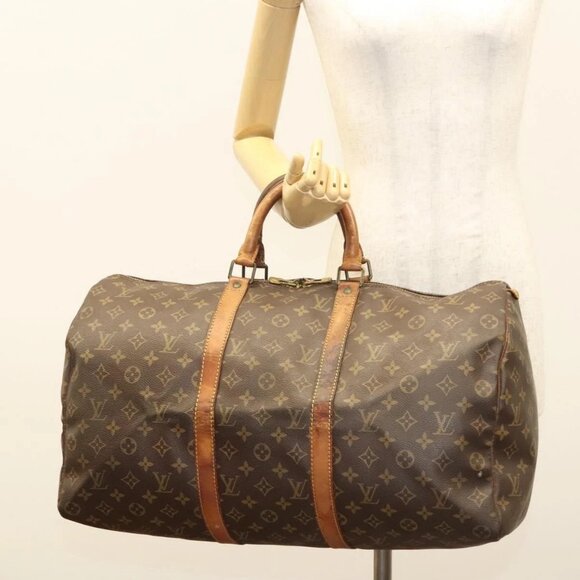 LOUIS VUITTON Monogram Keepall 50 Boston Bag - Picture 13 of 15